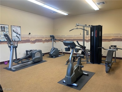 View of workout area