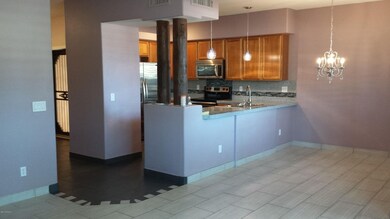 Living open to Dining and Kitchen