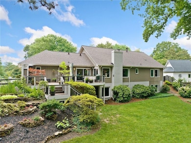 Amazing Back Yard and Expansive Deck overlooking Pond and Golf Course