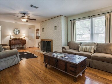 From the dining room, a larger look at the living 