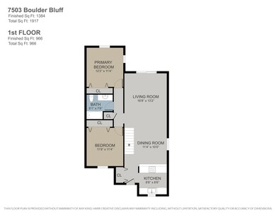 7503 Boulder Bluff 1st Floor