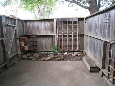 Private patio