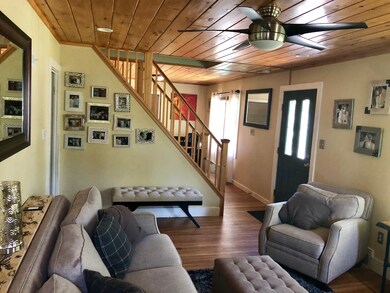 Living room from fireplace