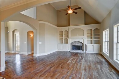 From the kitchen there is nothing in your way- you can be a part of whatever is going on (or whatever is on) in the great room!!