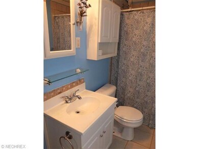 Full bath on the main level.