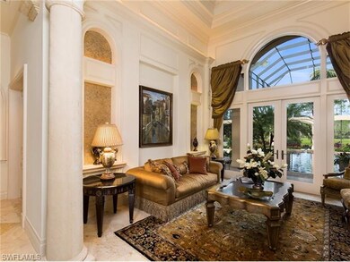 French Doors in the Elegant Formal Living