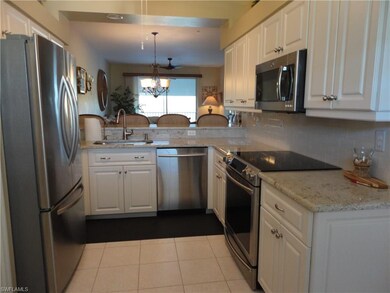 Kitchen with granite counters
