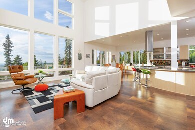 Living Room- Soaring 26 foot Ceilings