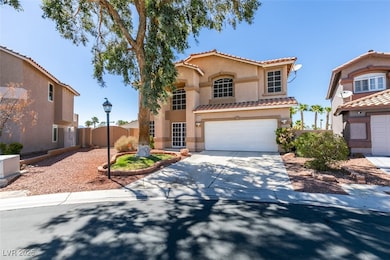 Mediterranean / spanish house featuring concrete driveway, stucco siding, a garage, and a tiled roof