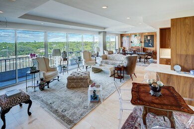 An open living space offers views from the floor-t