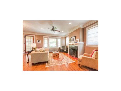 Living Room With Fireplace