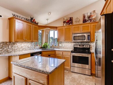 Ample counter and storage space