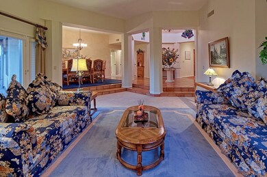 Gathering Rm Open to Dining, Foyer & Den
