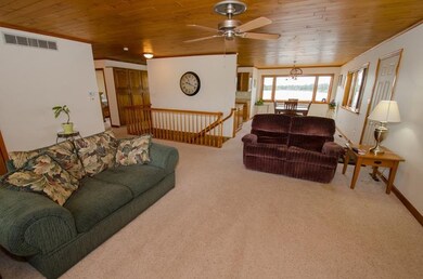 Open, flowing floor plan