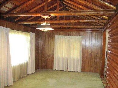 Living Room. notice open ceiling beams