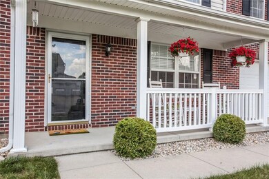 Plenty of room to relax on your covered front porch. 