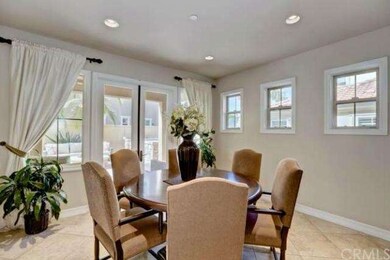 Dining Room with French Doors to Backyard
