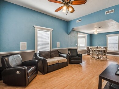 Surround Sound Speakers in Living Room - Open View