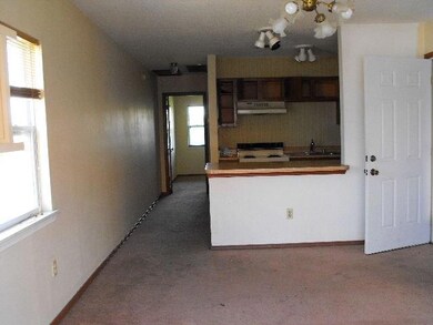 Unit T living room to kitchen