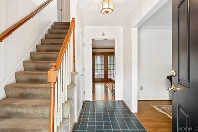 Foyer- Formal living room to the right and formal