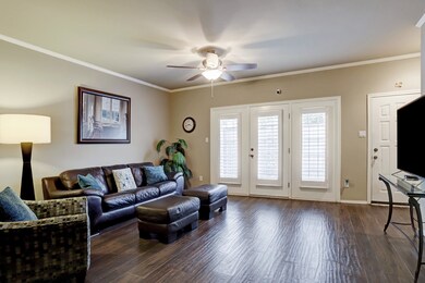 The living areas have updated high end multi width