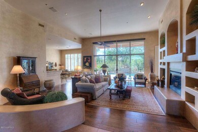Greatroom with at view