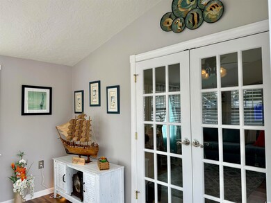 French doors to main living area