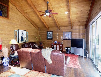 Greatroom with access to deck