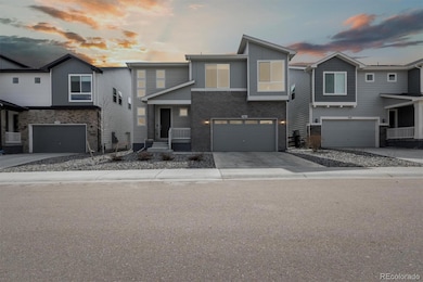 Front of Home at Sunset