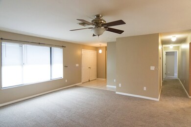 Entrance and living room
