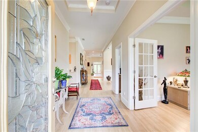 Open Front Door into Entrance Foyer