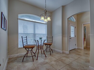 View of BREAKFAST NOOK with a large window, allowi