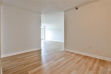 Seamless flow from the dining room into the living