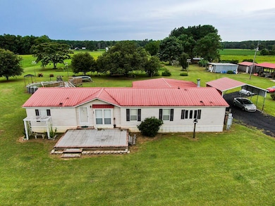 Aerial front house