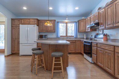 Lots of cabinetry with slide outs & storage.