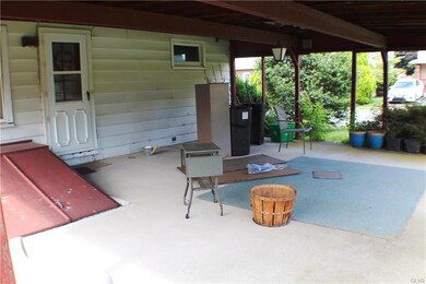 Back door of the home, enters into the 1st floor l