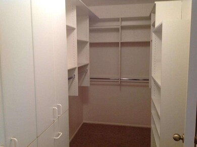 Master walk-in closet