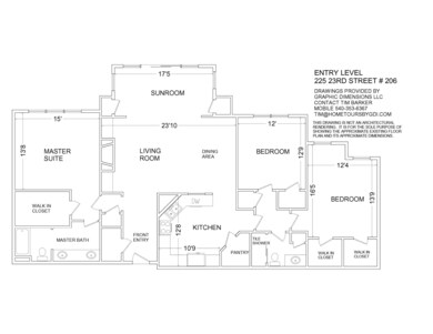 225 23RD STREET #206 FLOOR PLAN