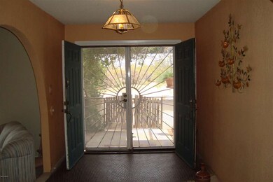 SUNBURST SCREEN DOOR AT ENTRY