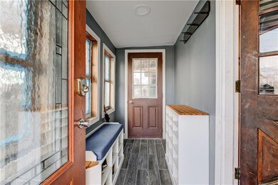 updated mudroom - offers entry to backyard as well