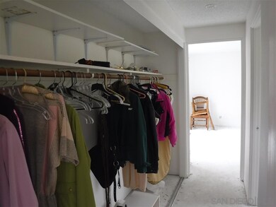 primary master closet off master bed / bath