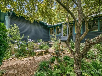 rock garden off sun porch