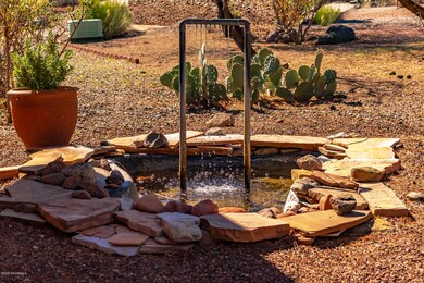Front entrance water feature