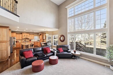 Open concept kitchen to living room