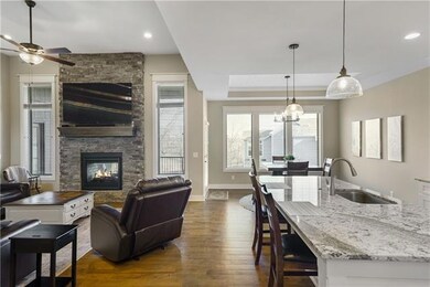 oversized island with seating