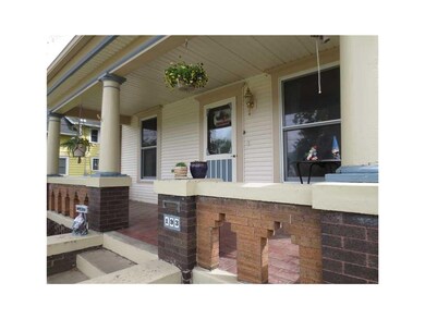Porch. Inviting front porch.
