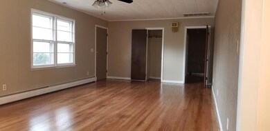 Living Room with entry closet