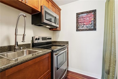 Kitchen with Hidden Shelving