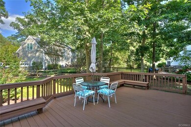 Entertain on this spacious deck with built in benches. Newly painted and ready for summer grilling!