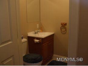 half  bath in basement